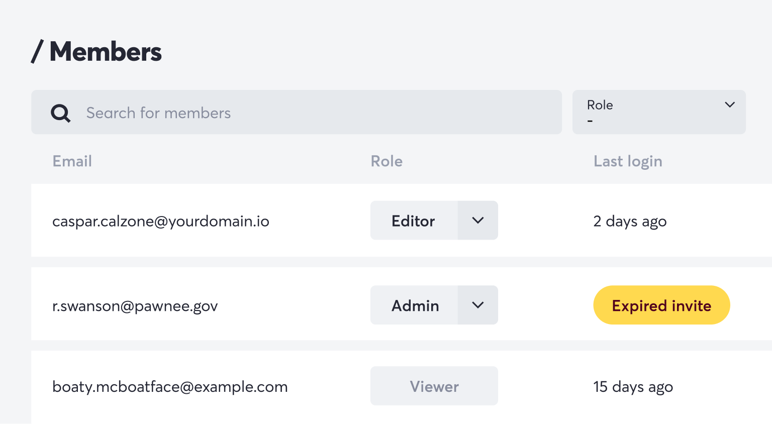 Graphic of members view of the Detectify tool